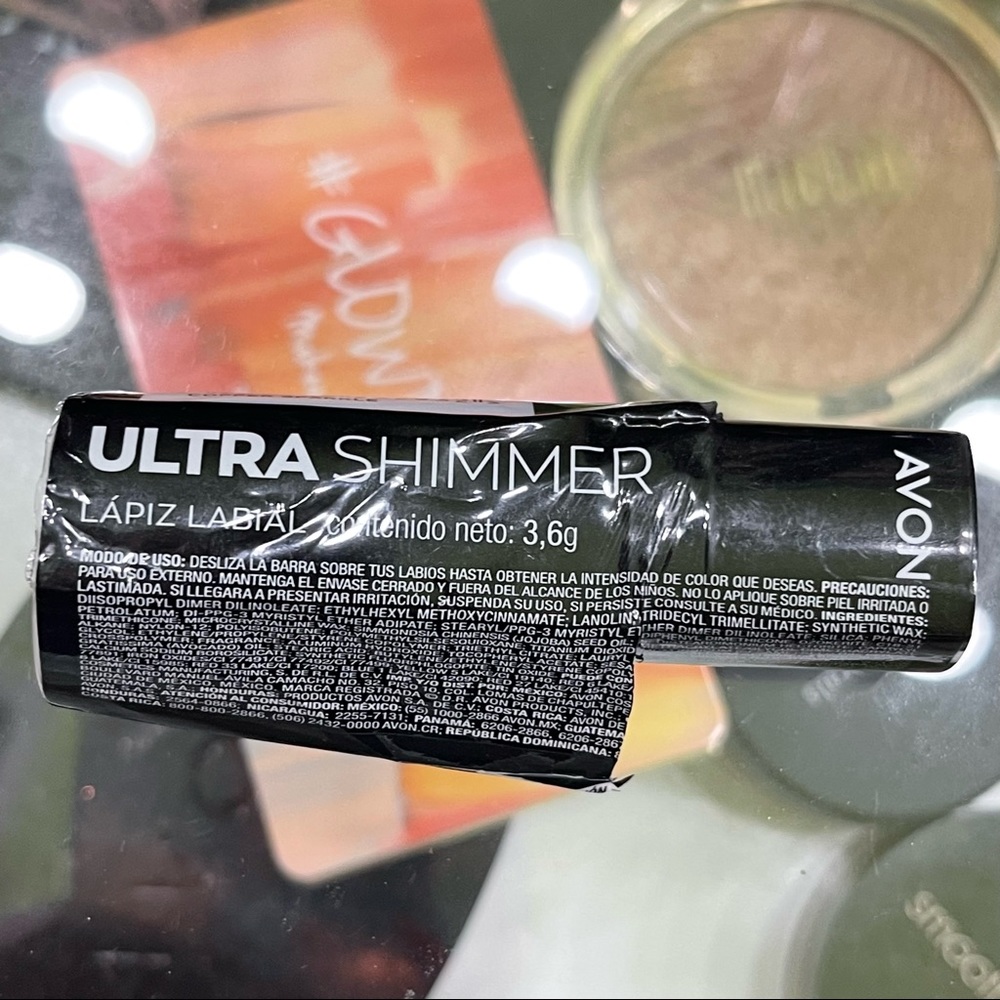 Avon Ultra Shimmer Lipstick Copper Sparkle - Picture 6 of 7